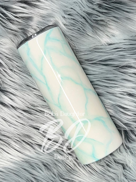 Mermaid Marble Tumbler - Ready to Personalize