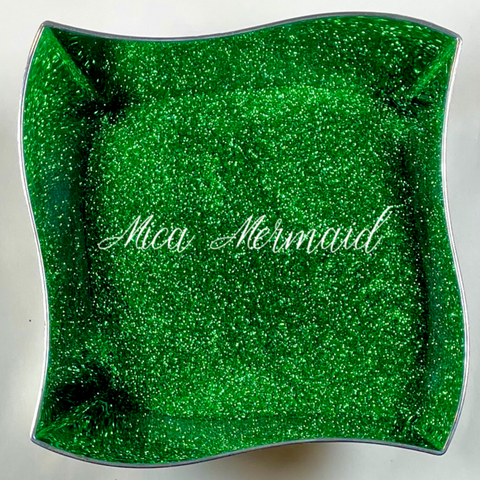 Emerald green ultra fine glitter